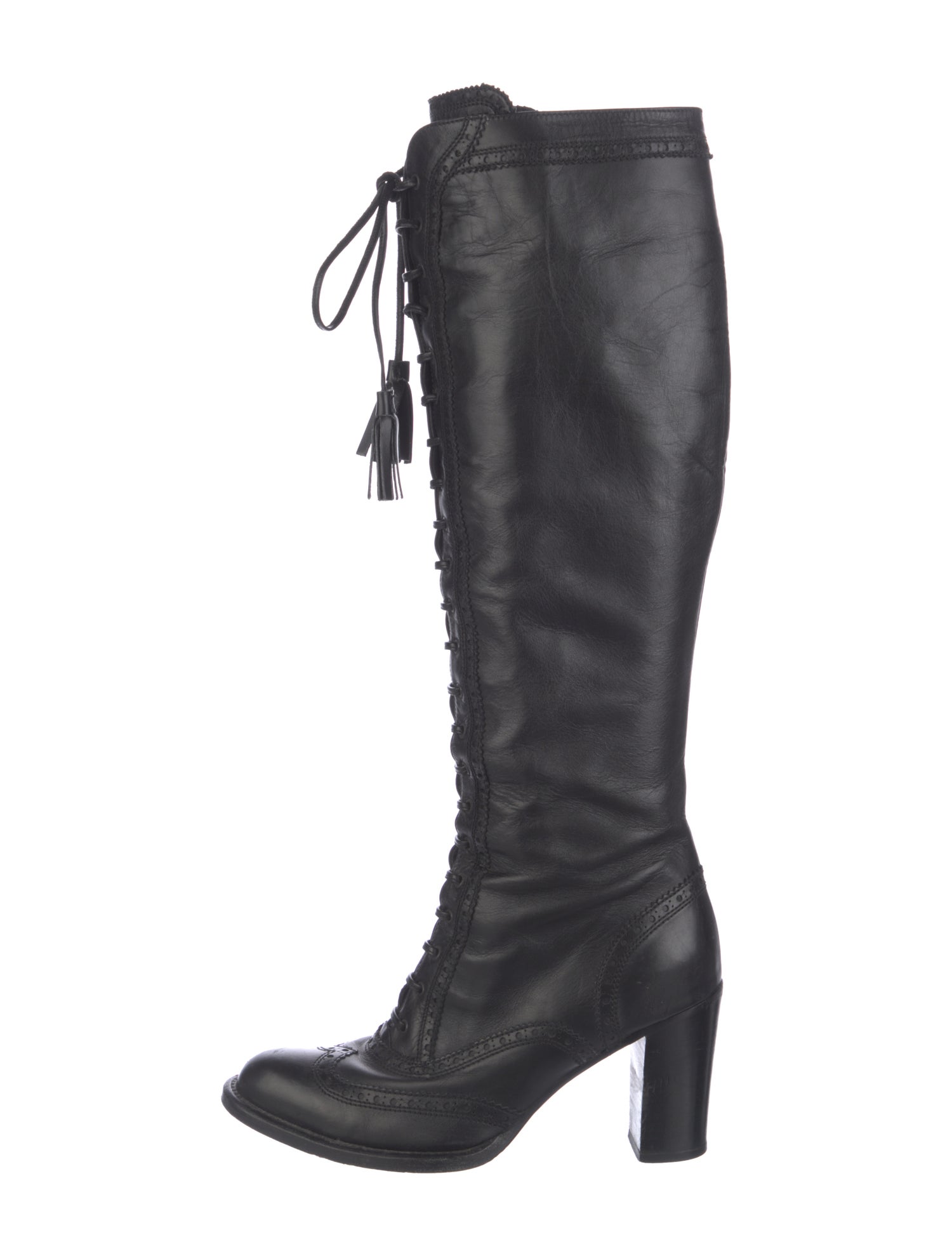 Barbara Bui Leather Lace-Up Boots