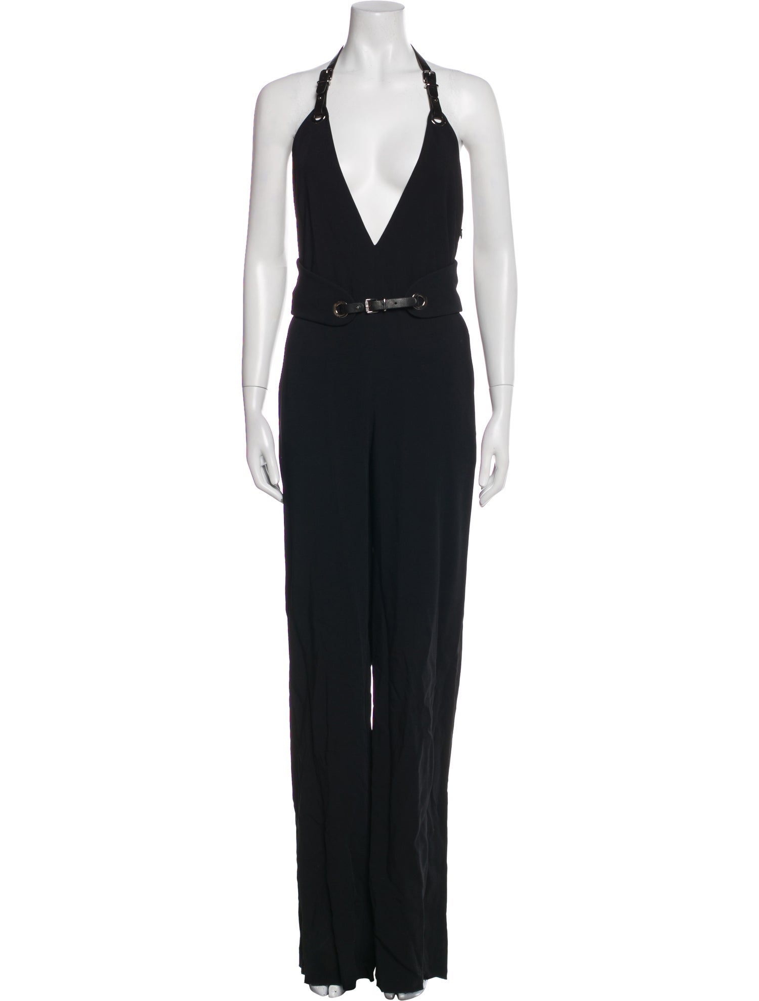 Barbara Bui Plunge Neckline Jumpsuit