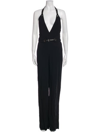 Barbara Bui Plunge Neckline Jumpsuit