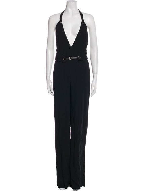 Barbara Bui Plunge Neckline Jumpsuit