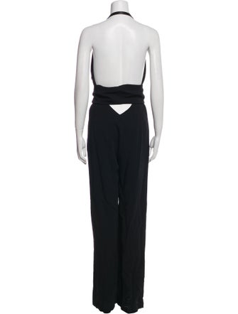 Barbara Bui Plunge Neckline Jumpsuit