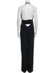 Barbara Bui Plunge Neckline Jumpsuit
