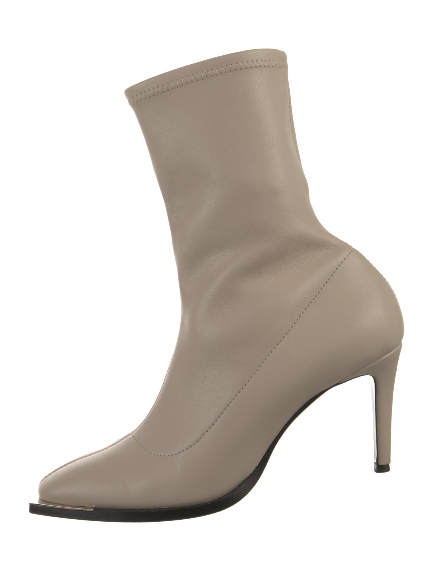 Barbara Bui Leather Sock Boots