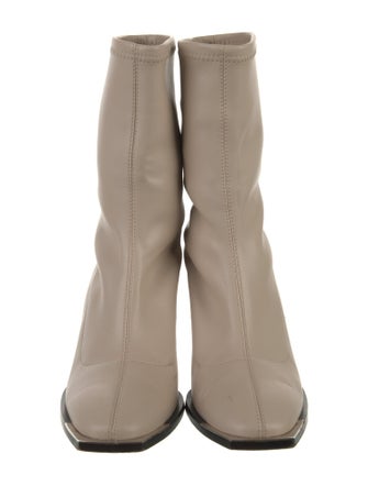 Barbara Bui Leather Sock Boots