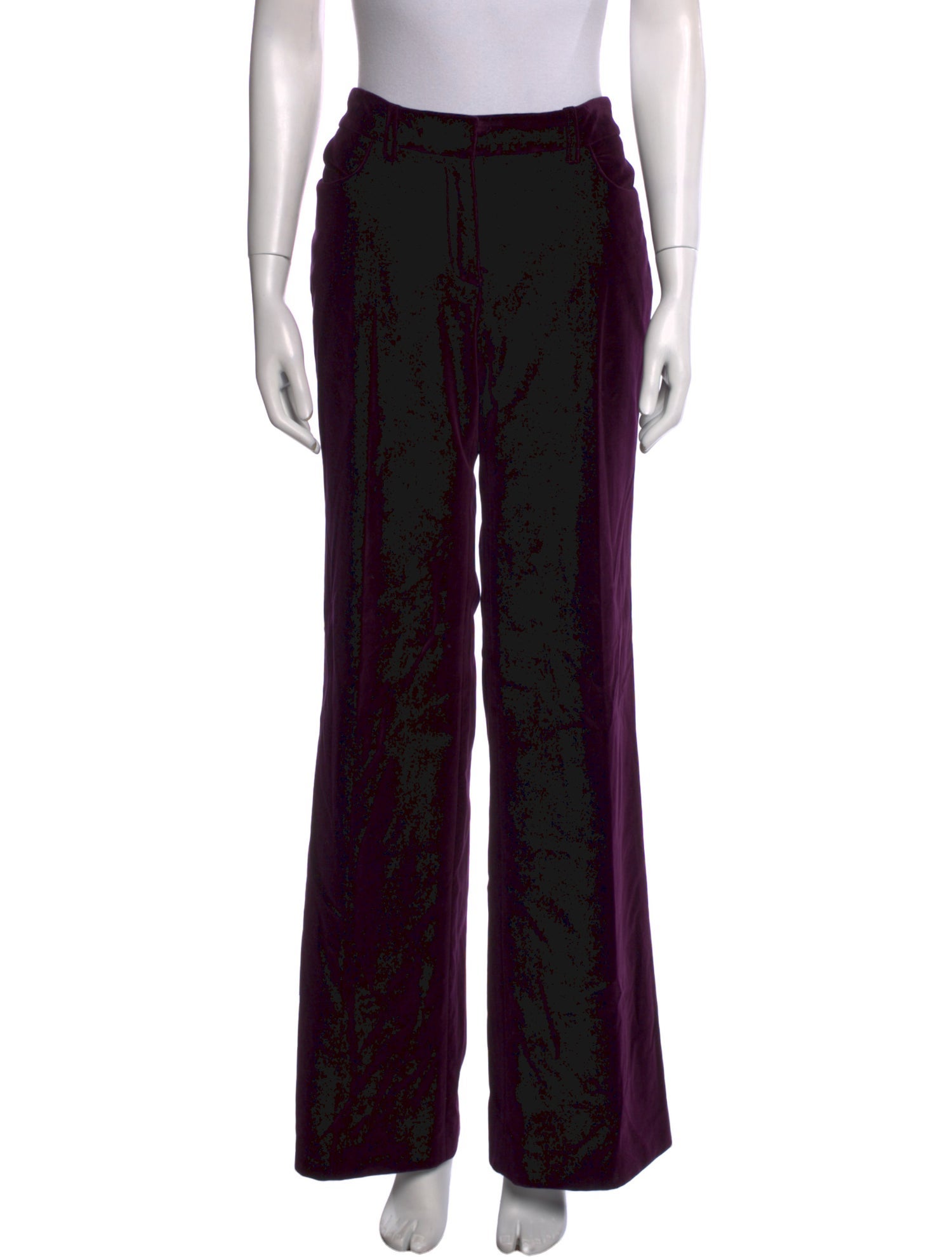 Barbara Bui Colorblock Pattern Wide Leg Pants