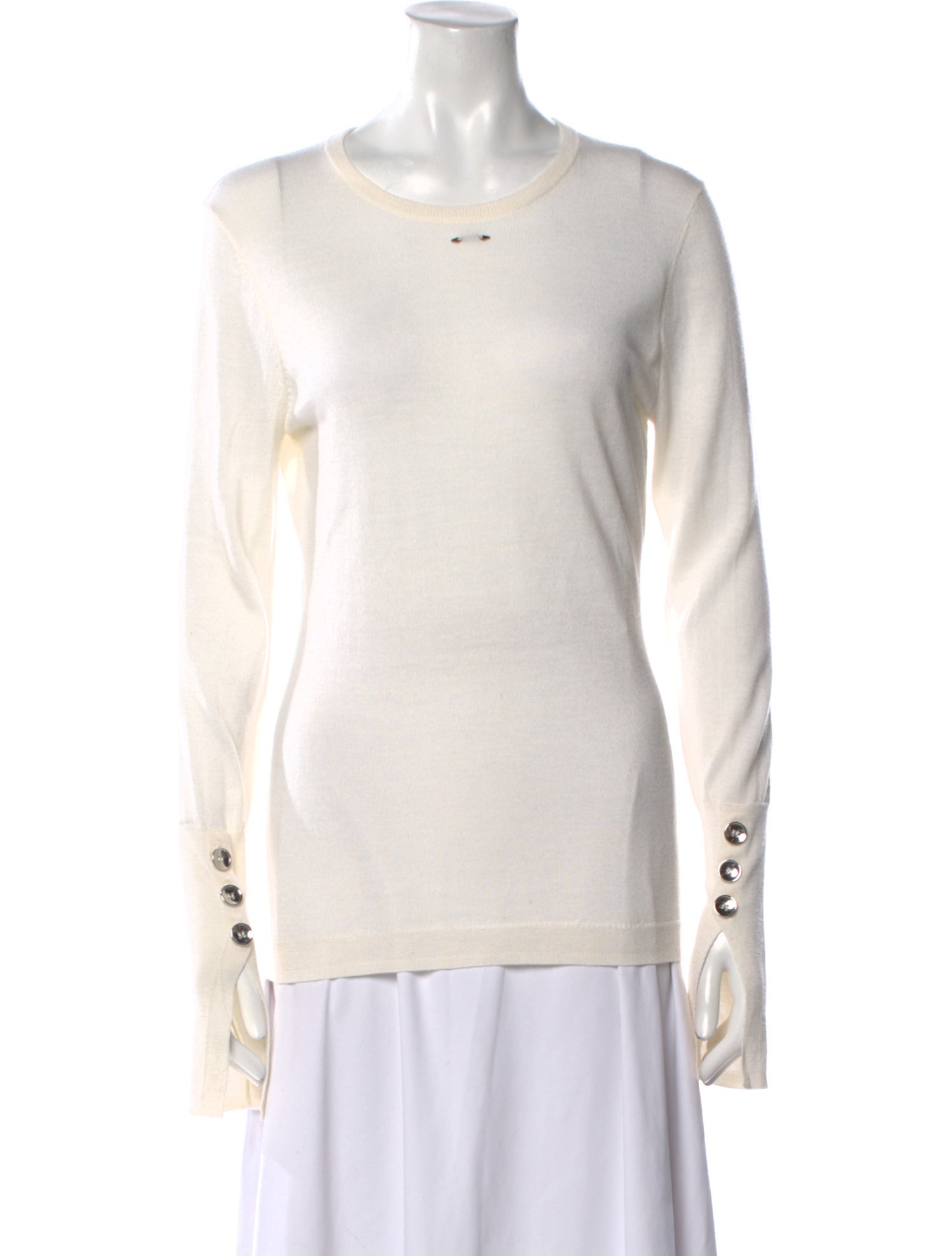 Barbara Bui Merino Wool Scoop Neck Sweater w/ Tags