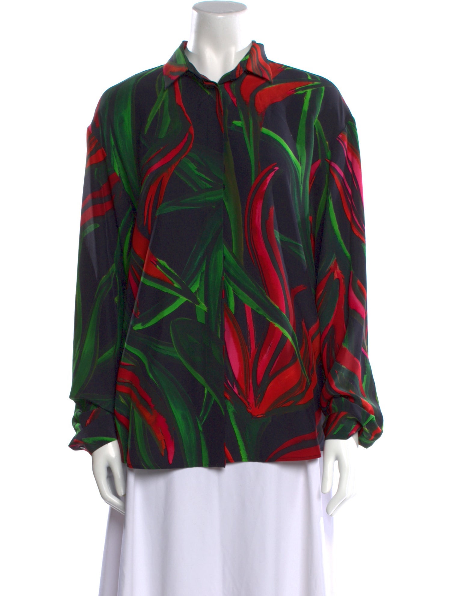 Barbara Bui Silk Printed Blouse
