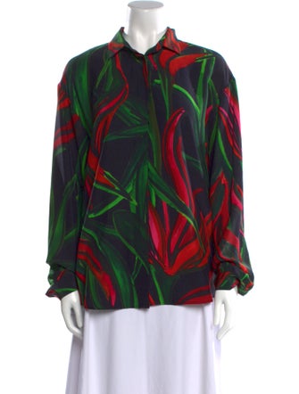 Barbara Bui Silk Printed Blouse