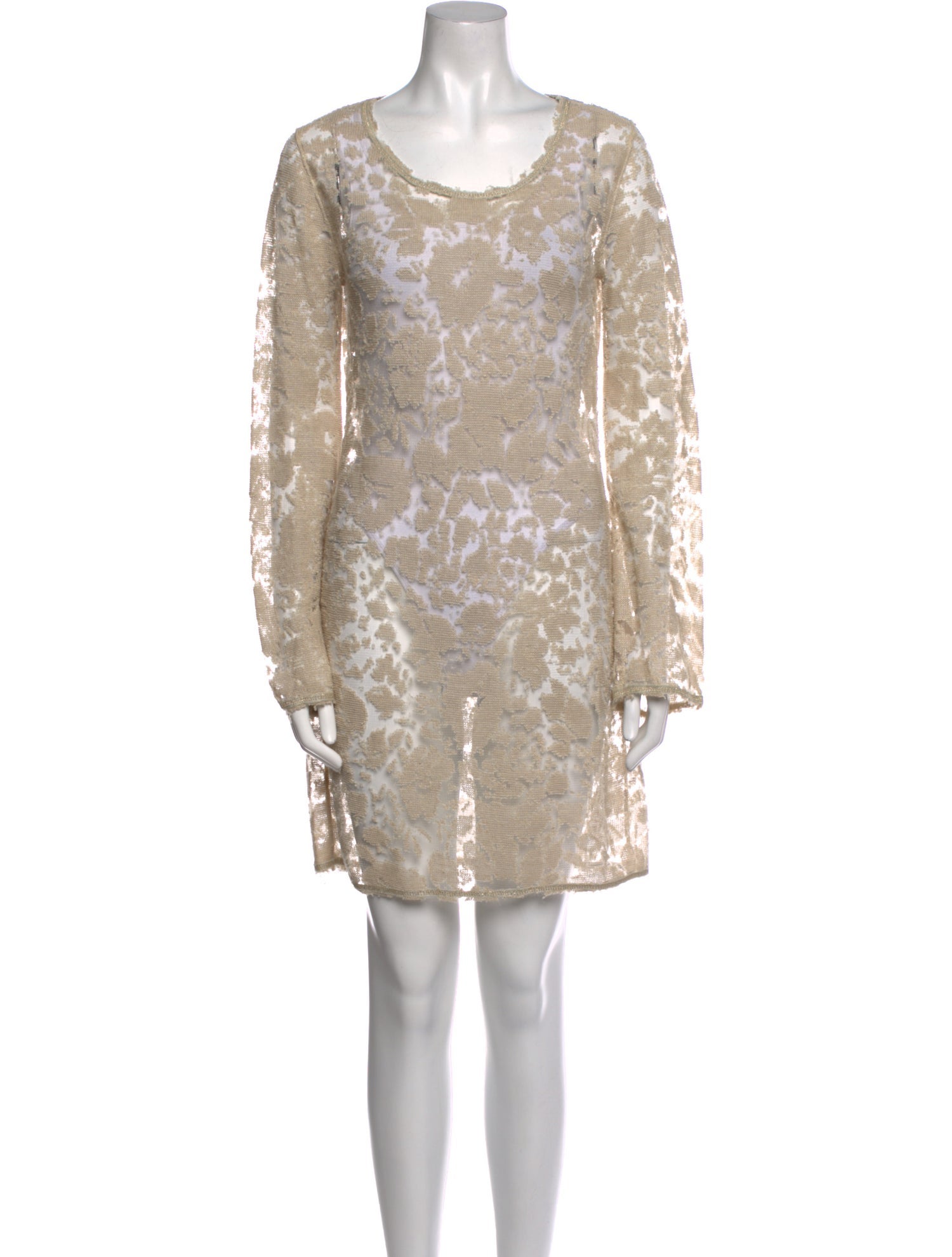 Barbara Bui Lace Pattern Mini Dress