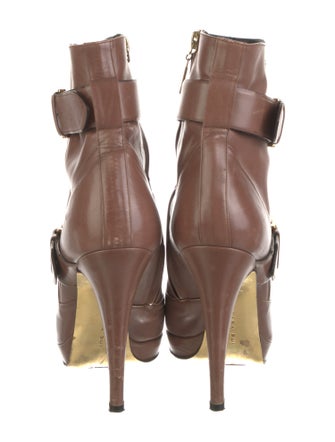 Barbara Bui Leather Moto Boots