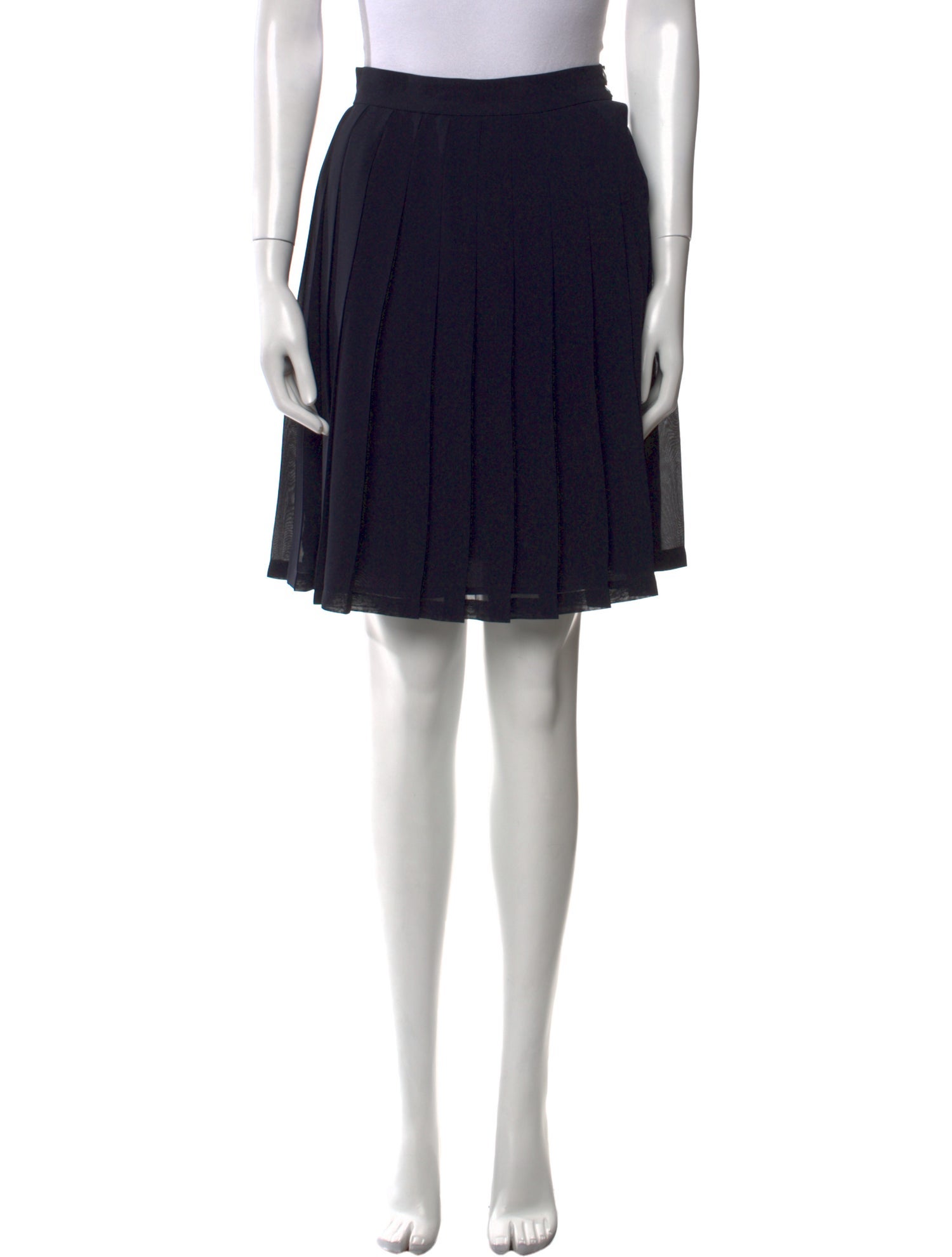 Barbara Bui Pleated Accents Knee-Length Skirt