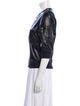 Barbara Bui Lambskin Bomber Jacket