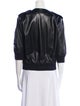 Barbara Bui Lambskin Bomber Jacket