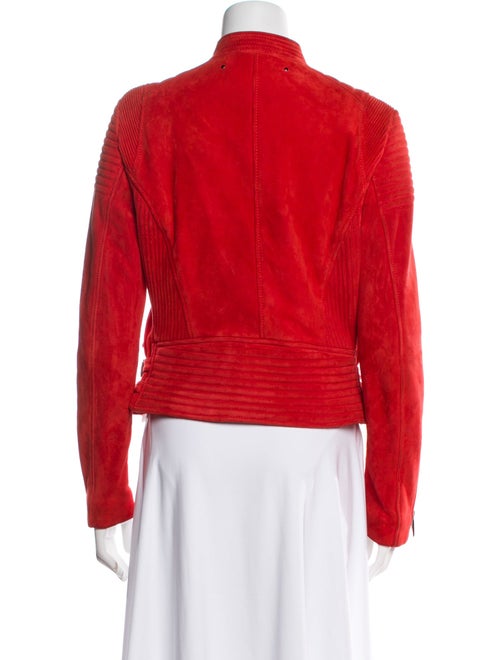 Barbara Bui Lamb Leather Biker Jacket