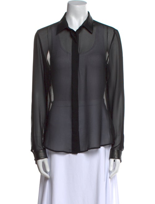 Barbara Bui Long Sleeve Button-Up Top