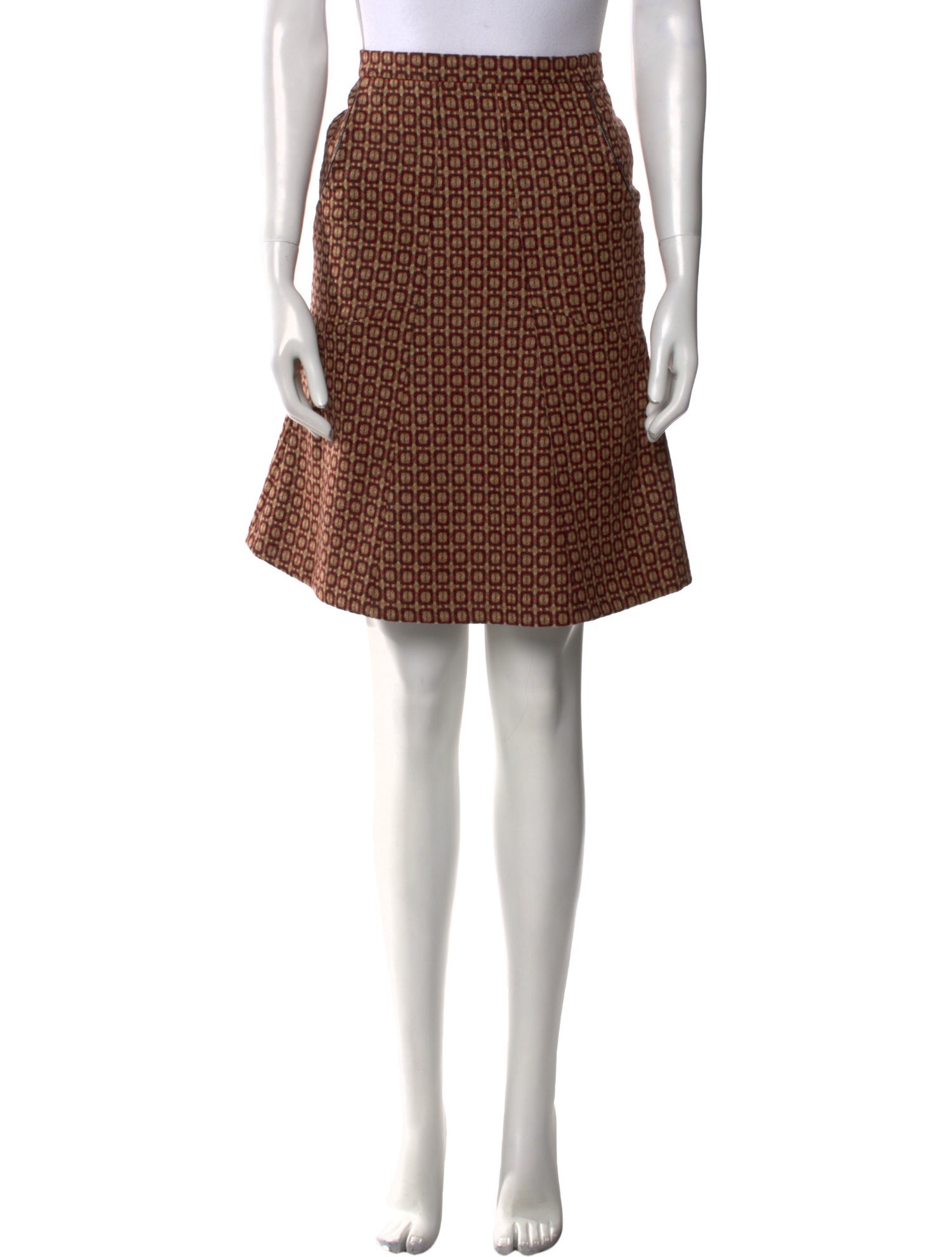 Barbara Bui Wool Knee-Length Skirt