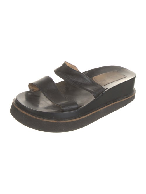 Barbara Bui Leather Slides