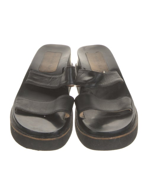 Barbara Bui Leather Slides