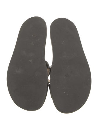 Barbara Bui Leather Slides