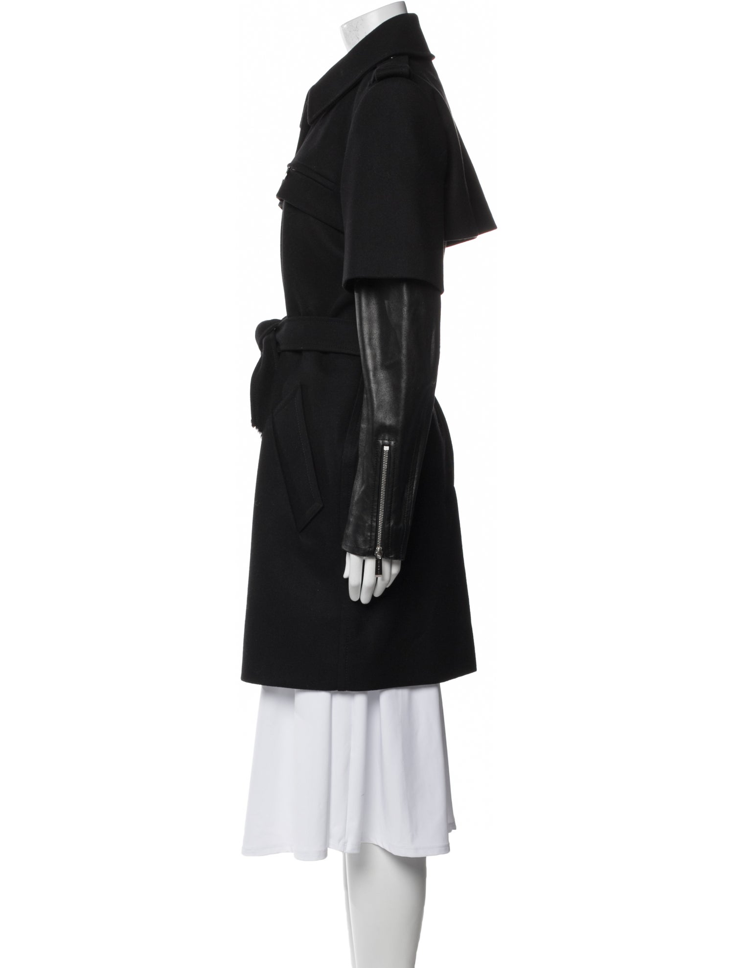 Barbara Bui Wool Trench Coat