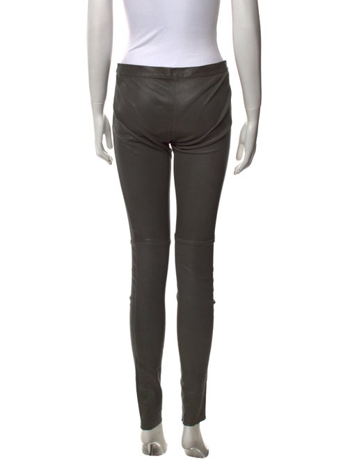 Barbara Bui Lamb Leather Skinny Leg Pants