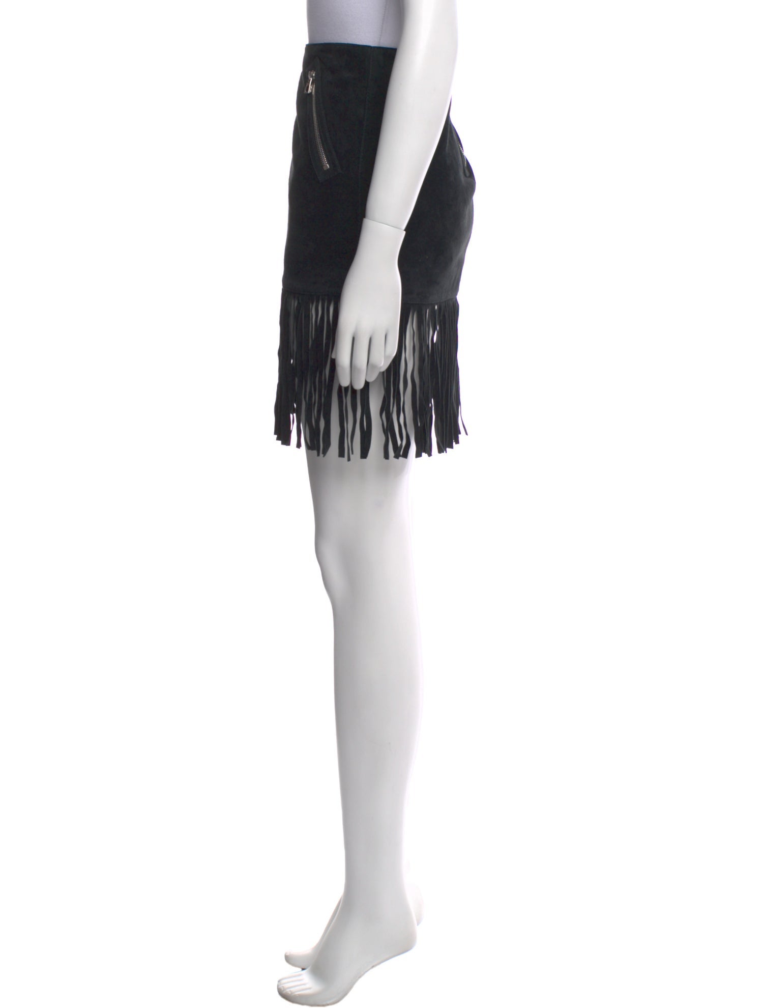 Barbara Bui Lambskin Mini Skirt