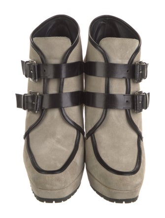 Barbara Bui Suede Lace-Up Boots