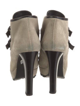 Barbara Bui Suede Lace-Up Boots