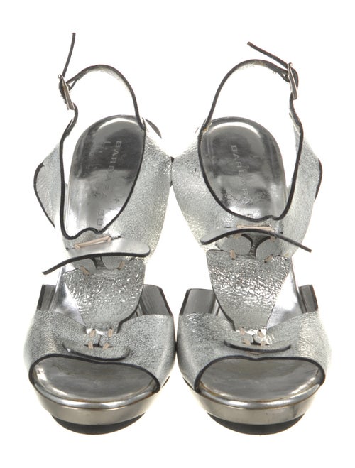 Barbara Bui Leather Slingback Sandals