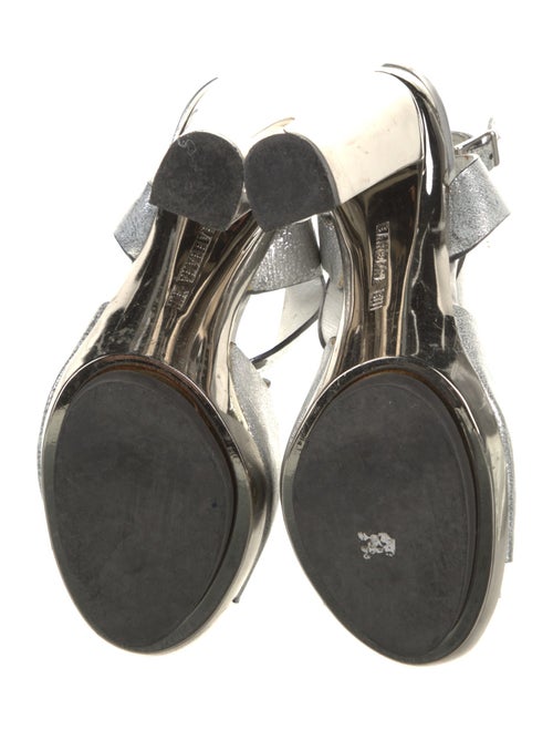 Barbara Bui Leather Slingback Sandals