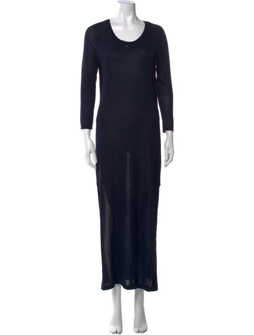 Barbara Bui Scoop Neck Long Dress