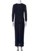Barbara Bui Scoop Neck Long Dress