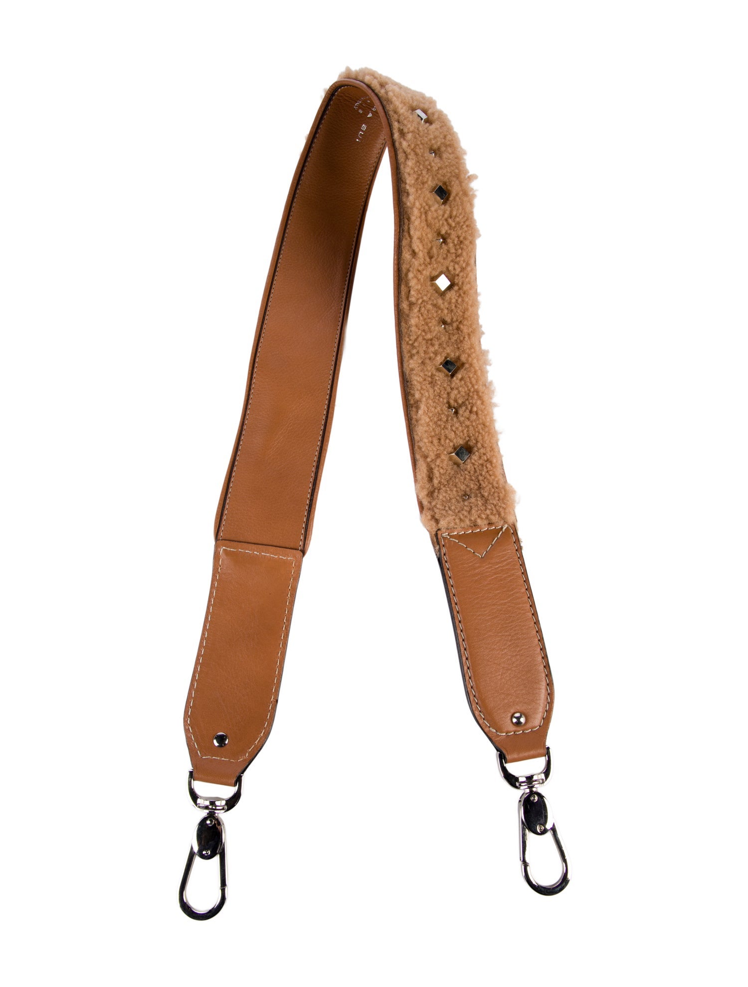 Barbara Bui Leather Studded Bag Strap