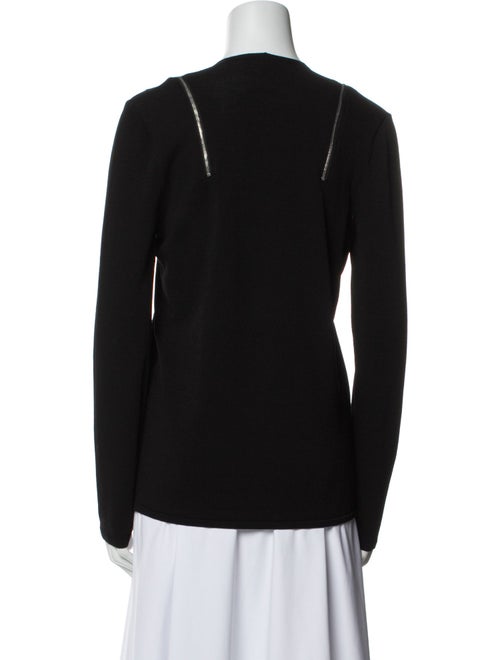 Barbara Bui V-Neck Long Sleeve Top