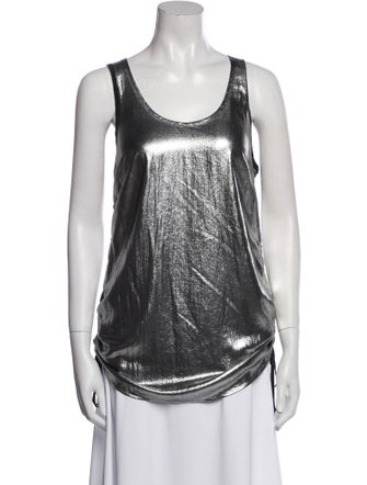 Barbara Bui Scoop Neck Sleeveless Top