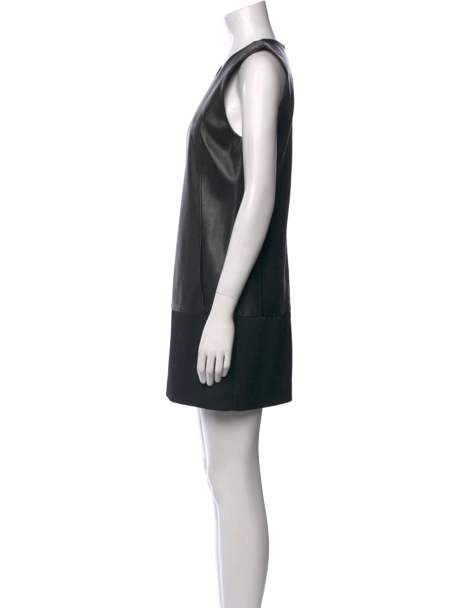 Barbara Bui Lamb Leather Mini Dress