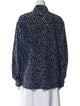 Barbara Bui Silk Printed Button-Up Top