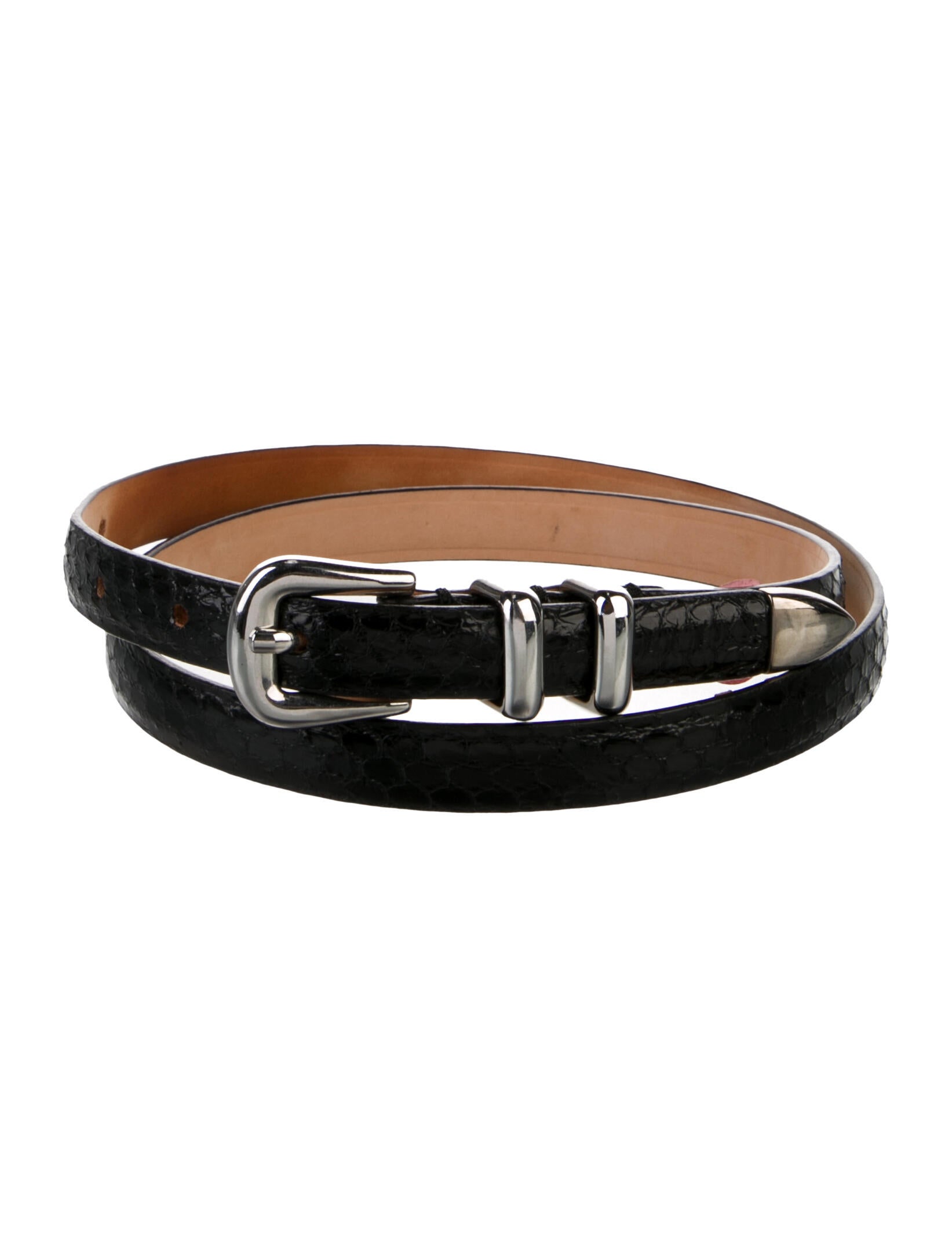 Barbara Bui Skinny Snakeskin Belt Kit