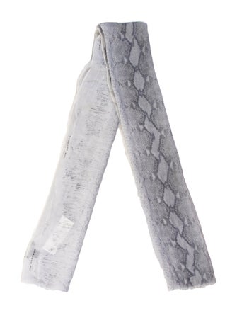 Barbara Bui Animal Print Scarf