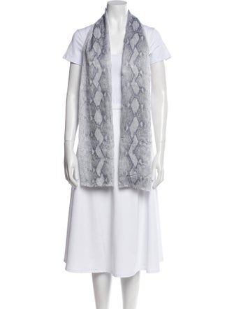 Barbara Bui Animal Print Scarf