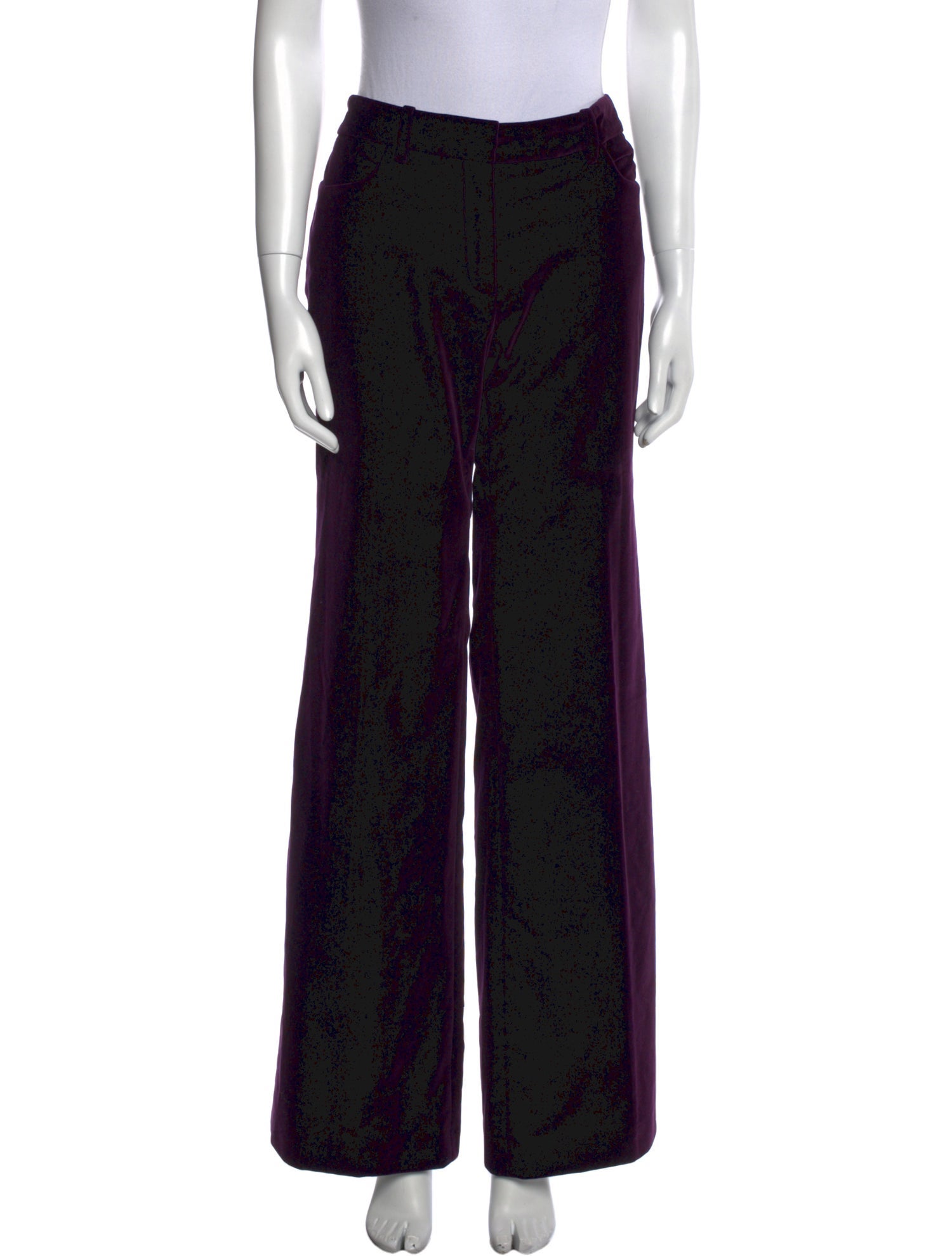 Barbara Bui Colorblock Pattern Wide Leg Pants