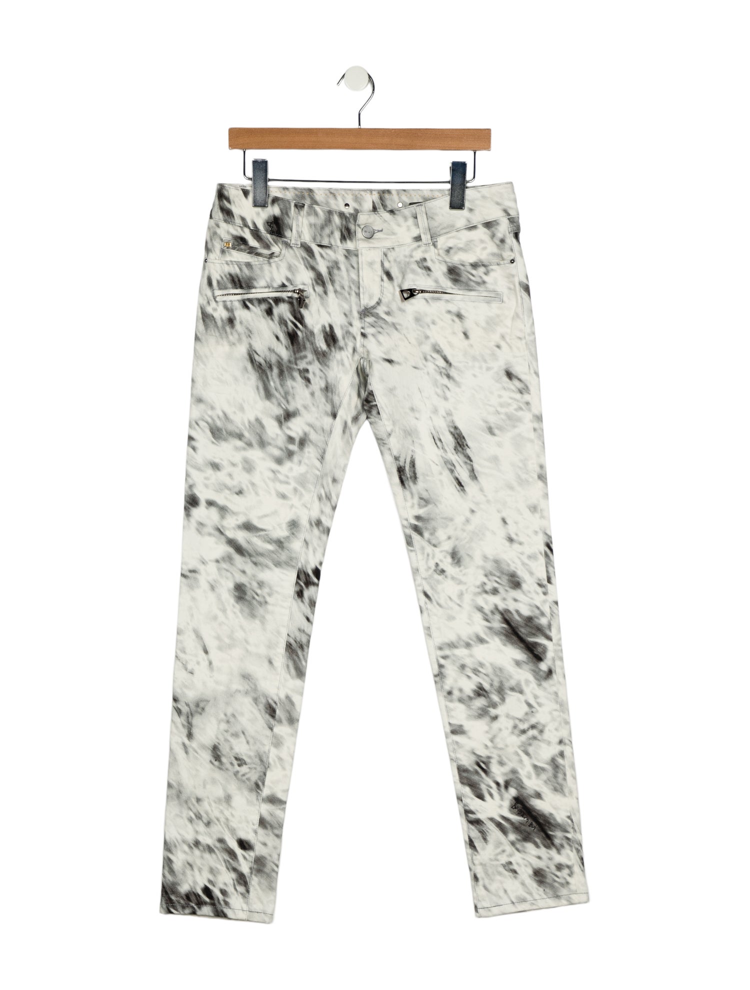 Barbara Bui Low-Rise Straight Leg Jeans