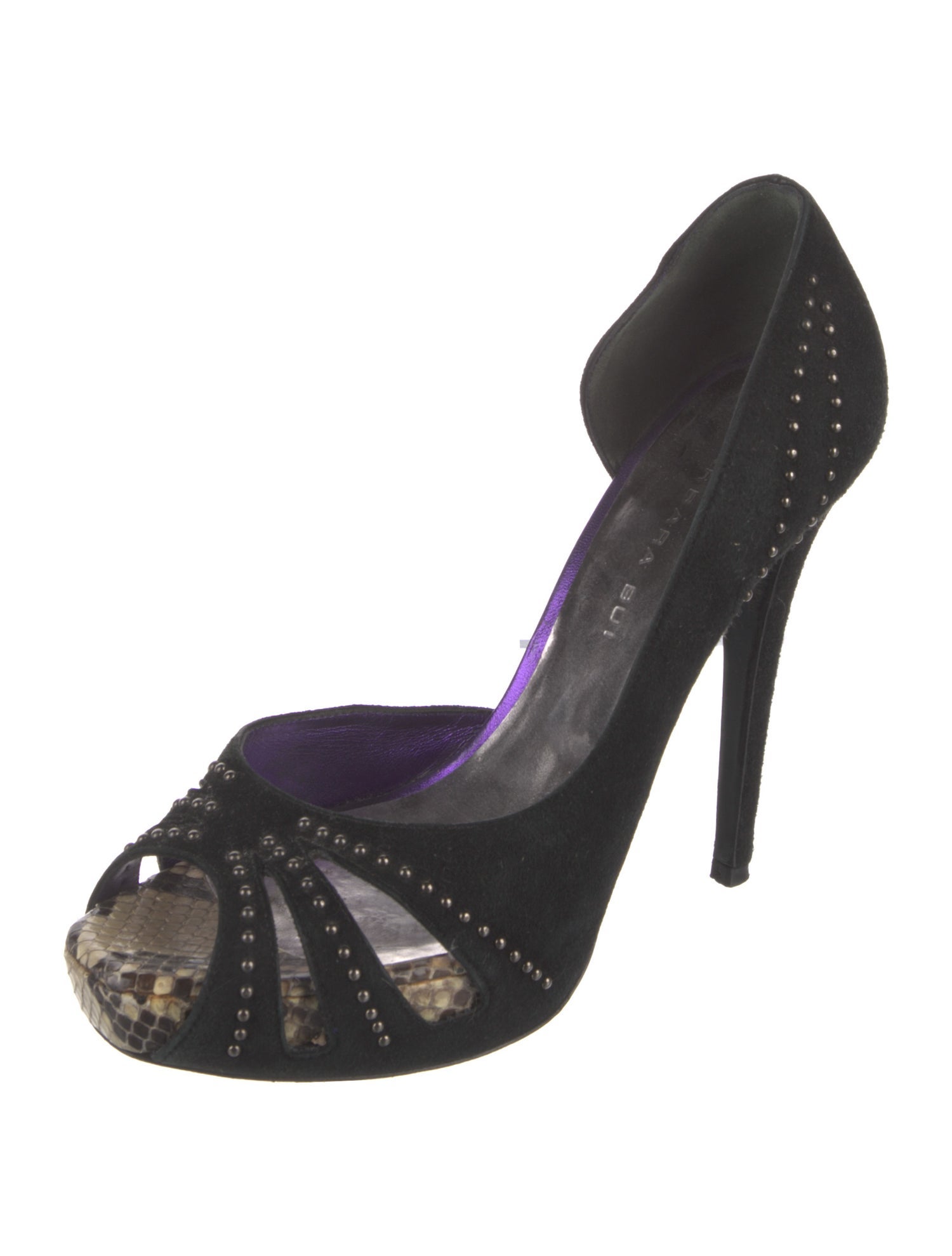 Barbara Bui Suede D'Orsay Pumps