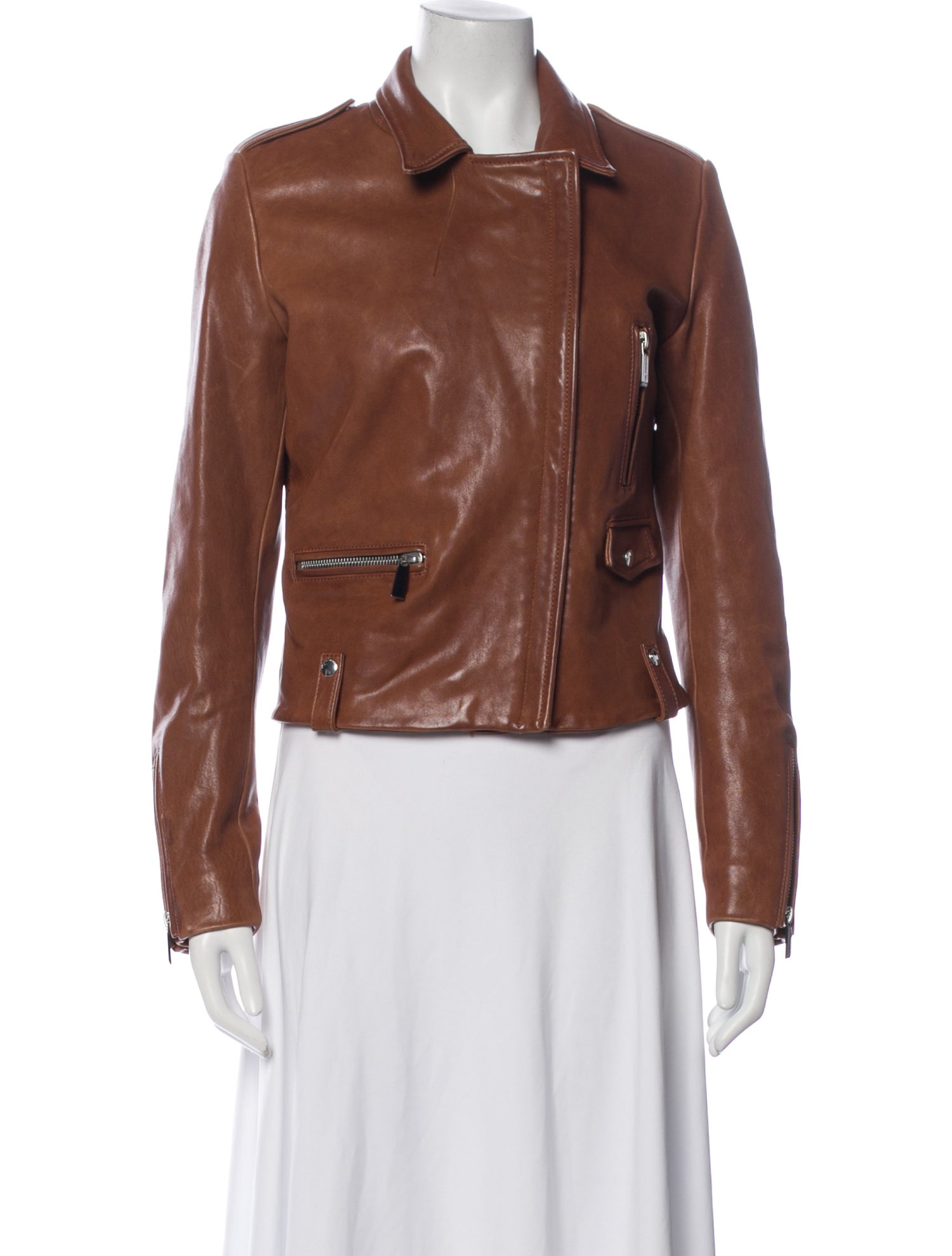 Barbara Bui Leather Biker Jacket