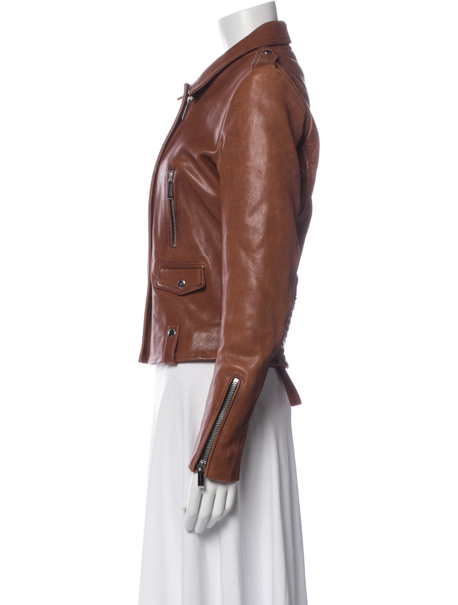 Barbara Bui Leather Biker Jacket