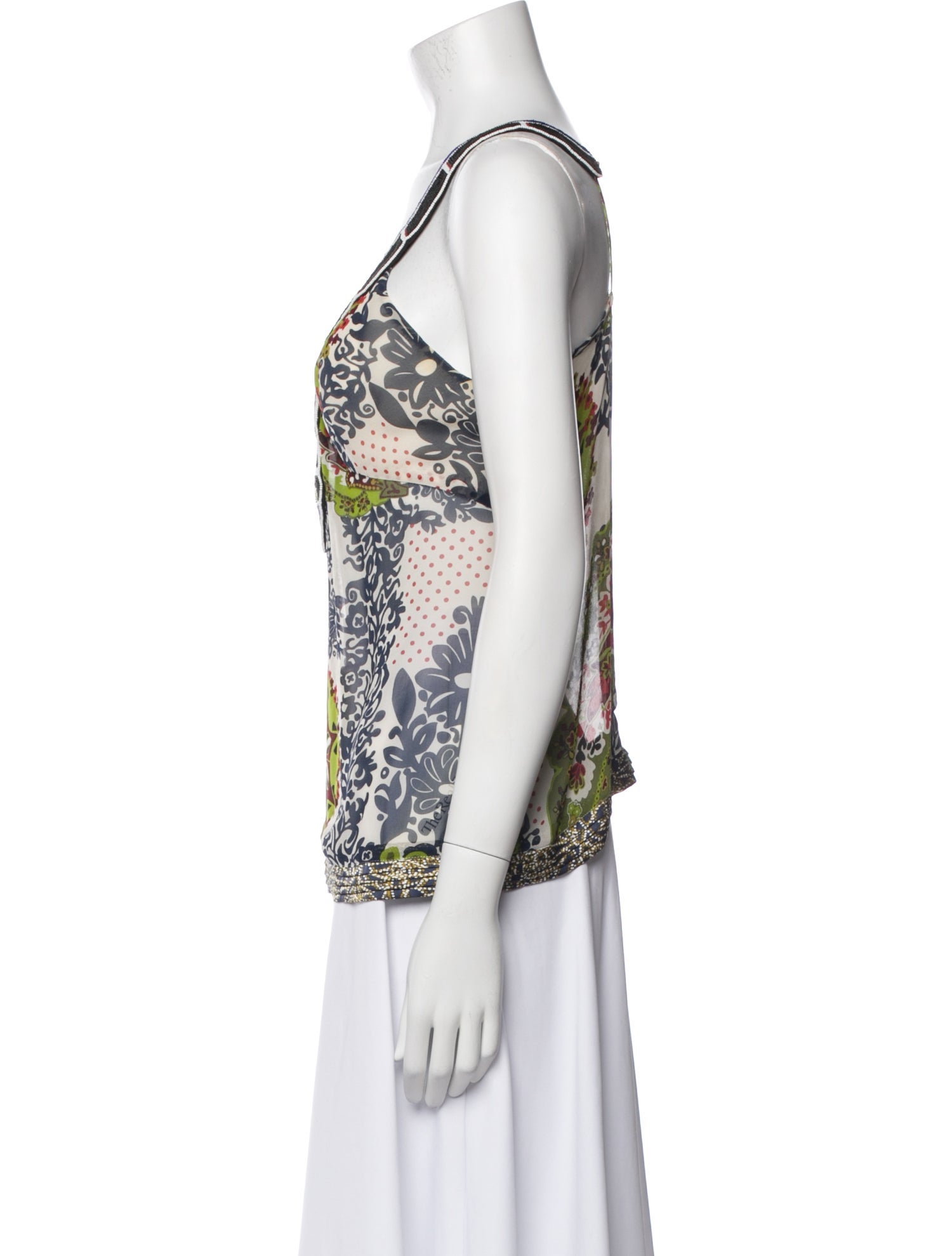 Barbara Bui Silk Printed Top