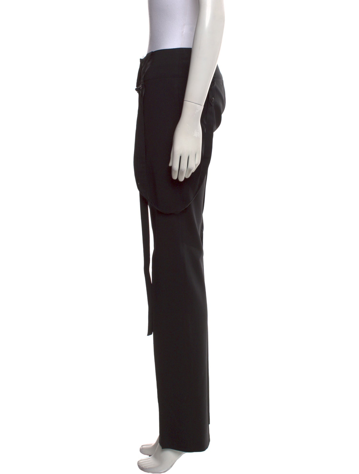 Barbara Bui Wool Straight Leg Pants