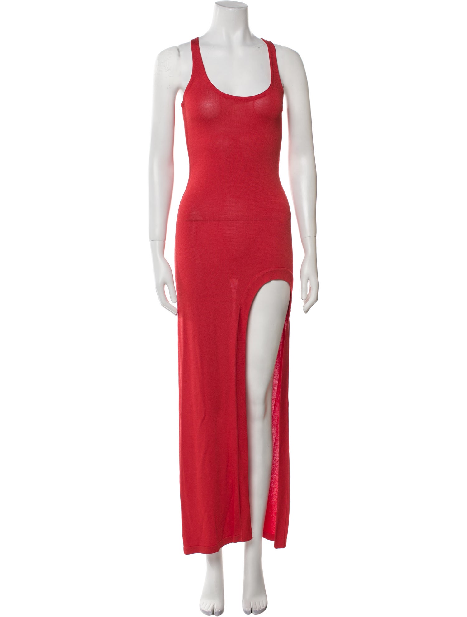 Barbara Bui Scoop Neck Long Dress