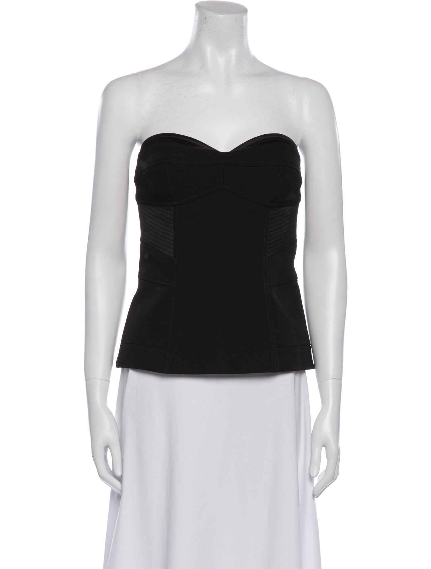 Barbara Bui Strapless Crop Top