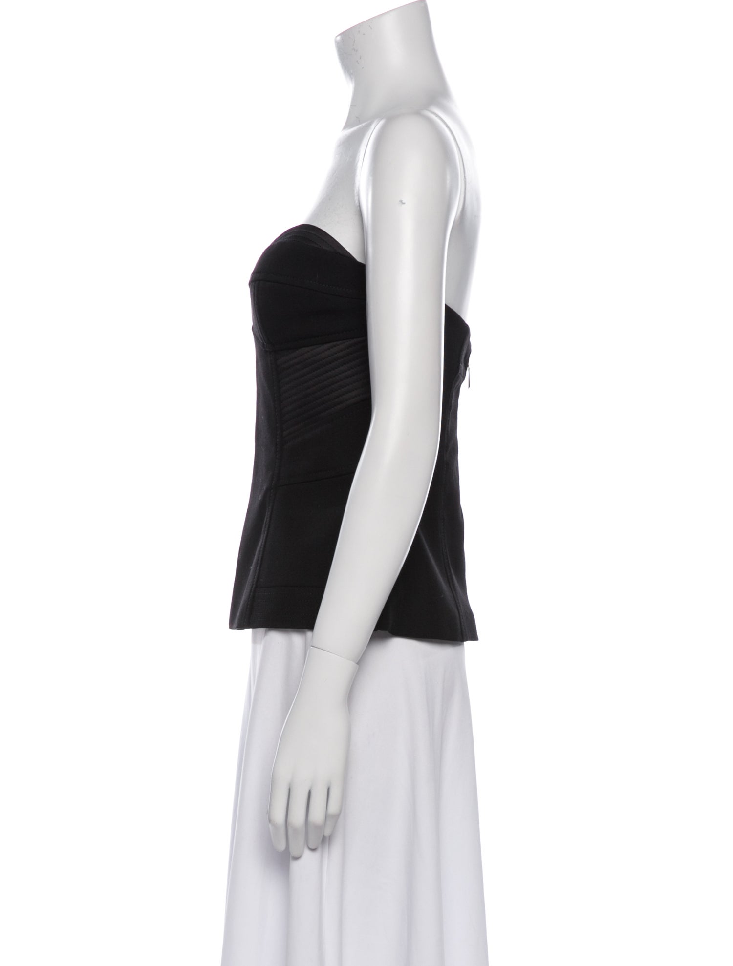 Barbara Bui Strapless Crop Top